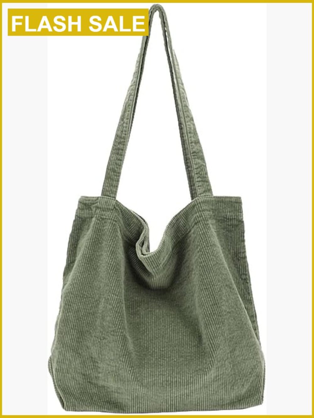Corduroy Tote Bag Large Work Shoulder Purse Women Soft Handbag Teacher Office